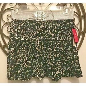 Large Size 14 Amy Byer Animal Print Elastic Waist Girl's Skirt NWT